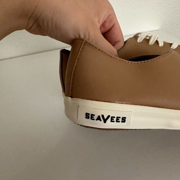 SeaVees Army Issue Low Mojave Beeswax Brown Sneakers Leather Women's Size 5.5 - Picture 6 of 11